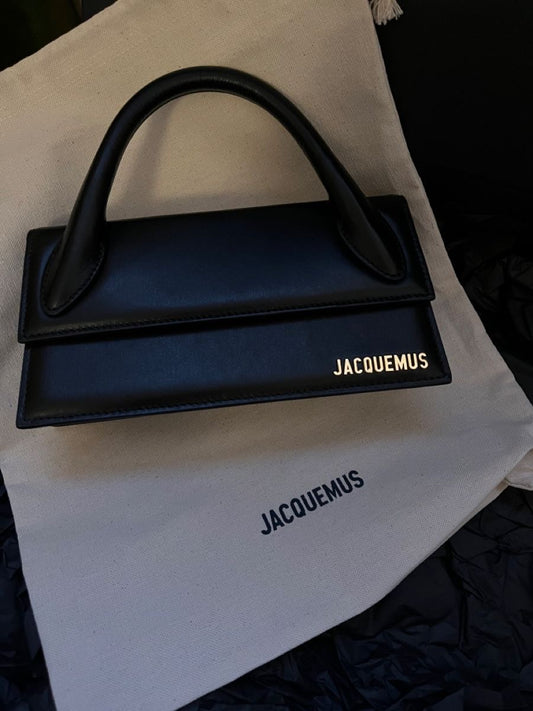 Pre Order - Jacquemus Leather Le Chiquito Long Top-Handle Bag ( Retail Price £655 )